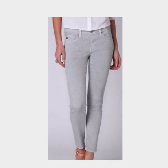 Adriano Goldschmied Stevie Ankle Polka Dot Jeans - Picture 1 of 7